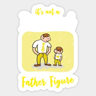 Dad Bod | White And Yellow Text Funny Dad Sticker